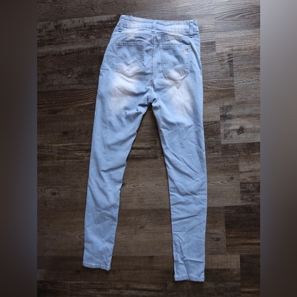 VIP Women's Sky Blue Skinny Jeans - Picture 6 of 6